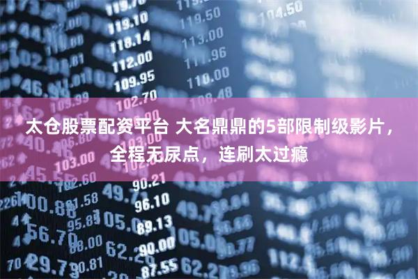 太仓股票配资平台 大名鼎鼎的5部限制级影片，全程无尿点，连刷太过瘾