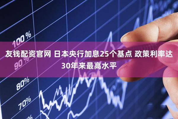 友钱配资官网 日本央行加息25个基点 政策利率达30年来最高水平