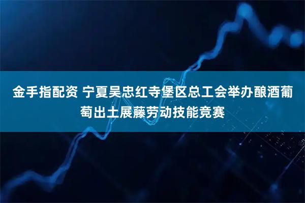 金手指配资 宁夏吴忠红寺堡区总工会举办酿酒葡萄出土展藤劳动技能竞赛